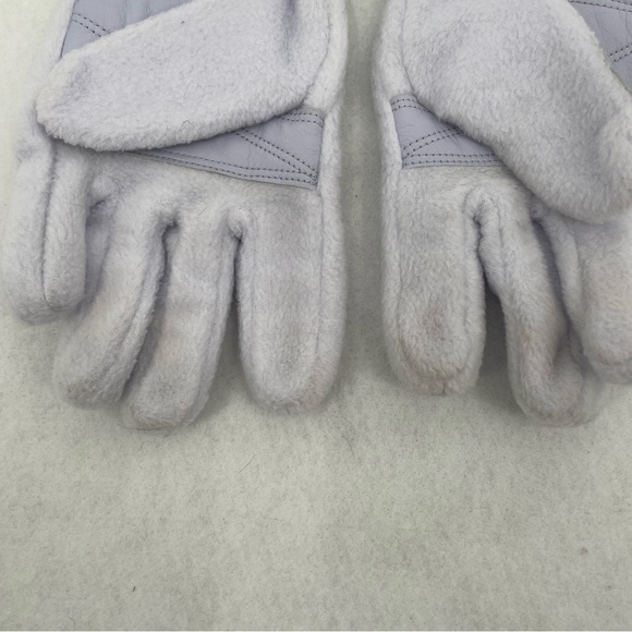 COLUMBIA Women’s Fleece Gloves White/super light purple/blue size: Medium - Picture 5 of 9
